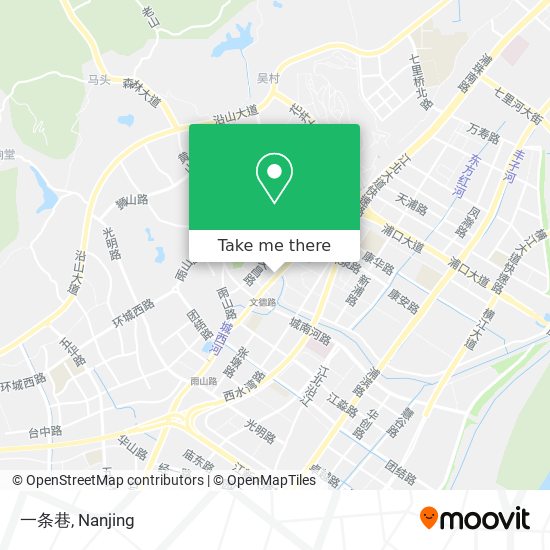 一条巷 map