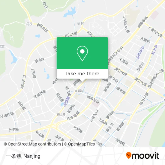 一条巷 map