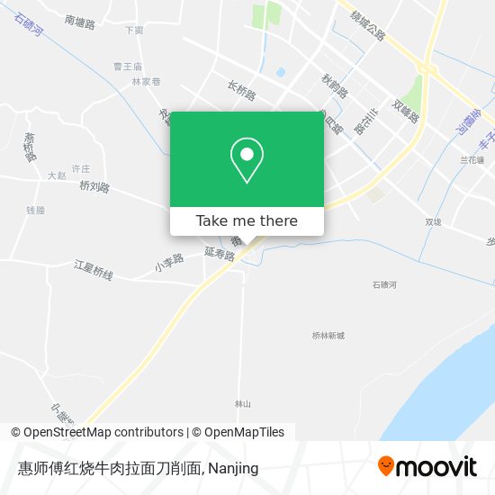 惠师傅红烧牛肉拉面刀削面 map