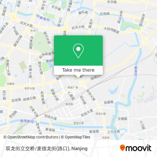 双龙街立交桥/麦德龙街(路口) map