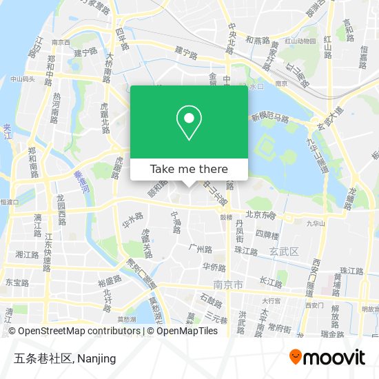 五条巷社区 map