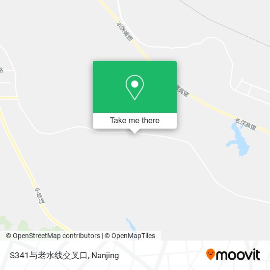 S341与老水线交叉口 map