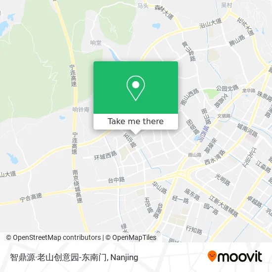 智鼎源·老山创意园-东南门 map