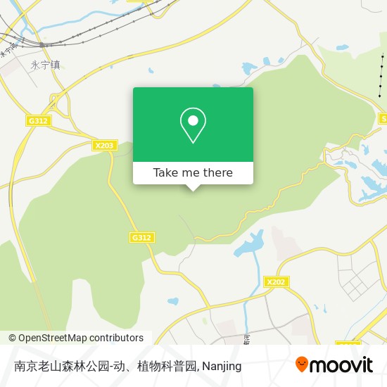南京老山森林公园-动、植物科普园 map