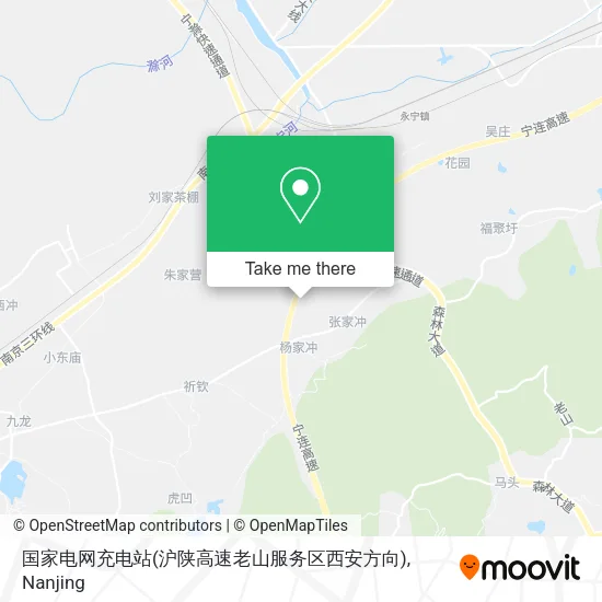 国家电网充电站(沪陕高速老山服务区西安方向) map