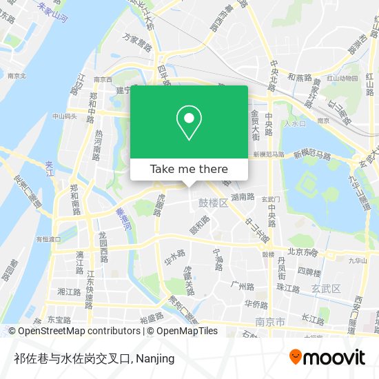 祁佐巷与水佐岗交叉口 map