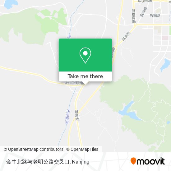 金牛北路与老明公路交叉口 map
