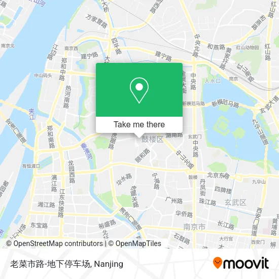 老菜市路-地下停车场 map