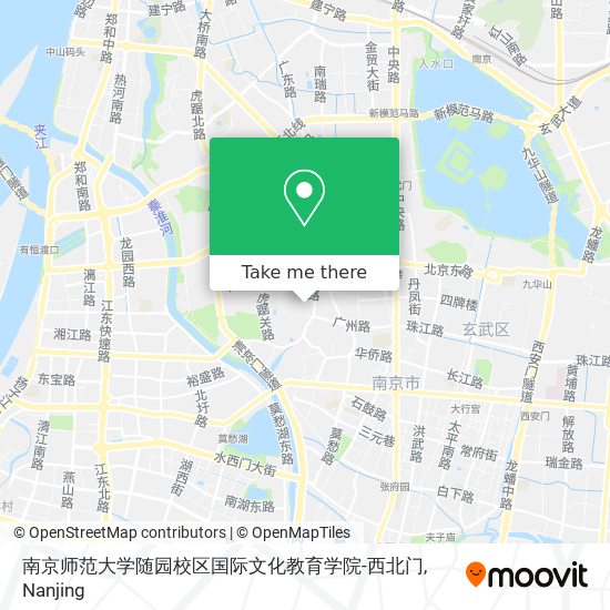 南京师范大学随园校区国际文化教育学院-西北门 map