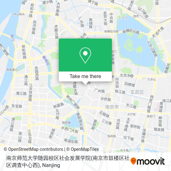 南京师范大学随园校区社会发展学院(南京市鼓楼区社区调查中心西) map