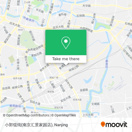 小郭馄饨(南京汇景家园店) map