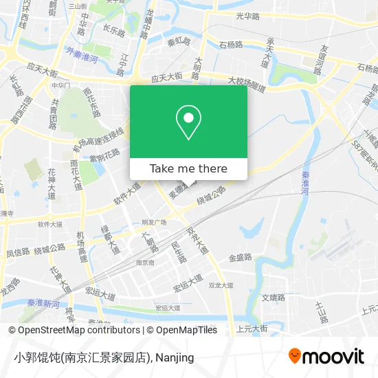 小郭馄饨(南京汇景家园店) map