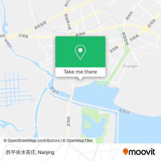 胜平依水茶庄 map