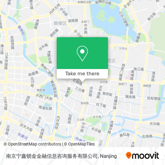 南京宁鑫锁金金融信息咨询服务有限公司 map