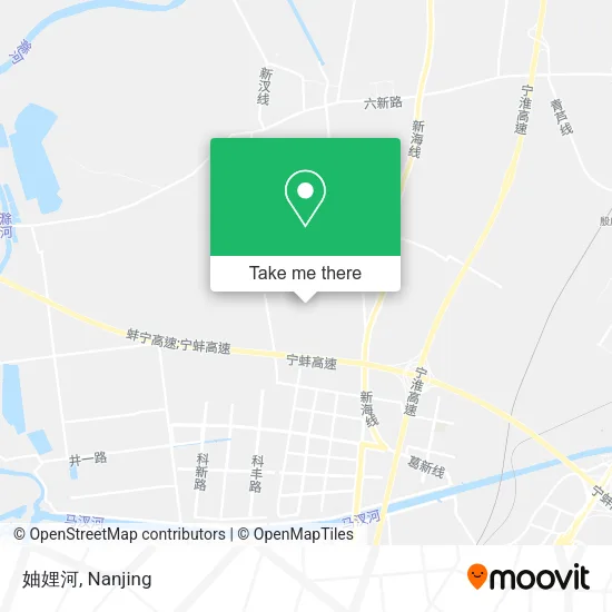 妯娌河 map