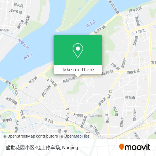 盛世花园小区-地上停车场 map