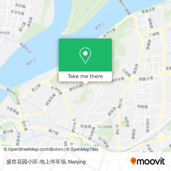 盛世花园小区-地上停车场 map