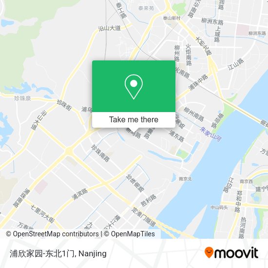 浦欣家园-东北1门 map