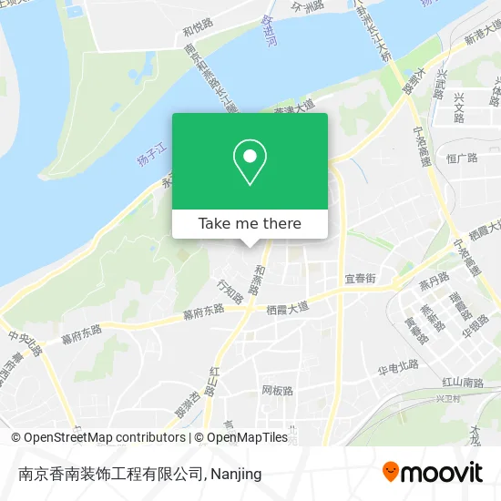 南京香南装饰工程有限公司 map