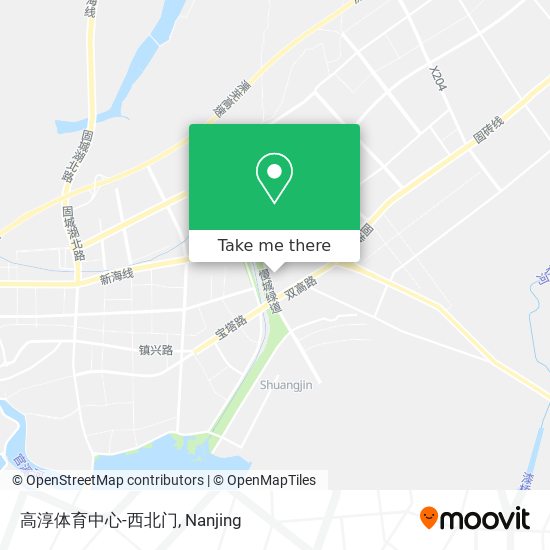 高淳体育中心-西北门 map