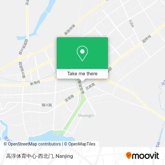 高淳体育中心-西北门 map