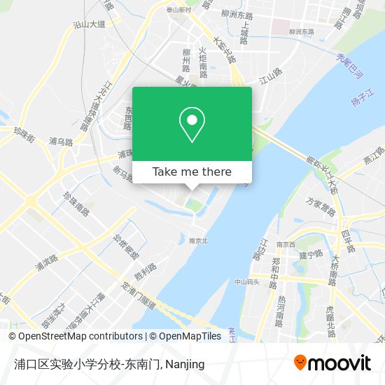 浦口区实验小学分校-东南门 map