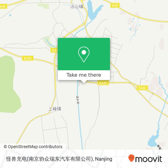 怪兽充电(南京协众瑞东汽车有限公司) map
