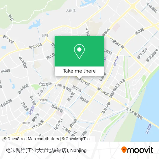绝味鸭脖(工业大学地铁站店) map