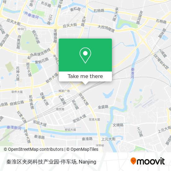 秦淮区夹岗科技产业园-停车场 map