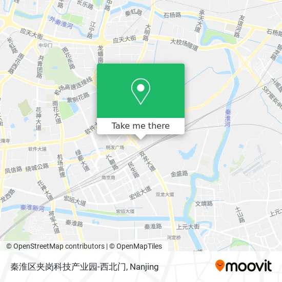 秦淮区夹岗科技产业园-西北门 map