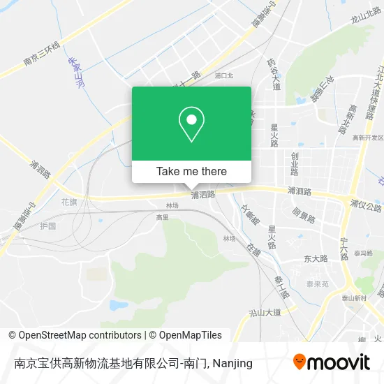 南京宝供高新物流基地有限公司-南门 map