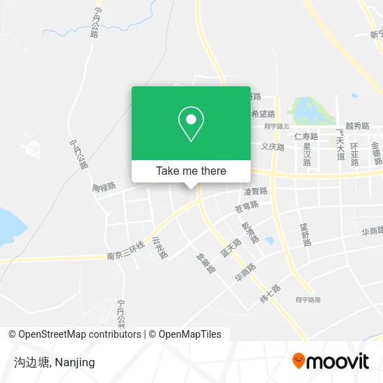沟边塘 map