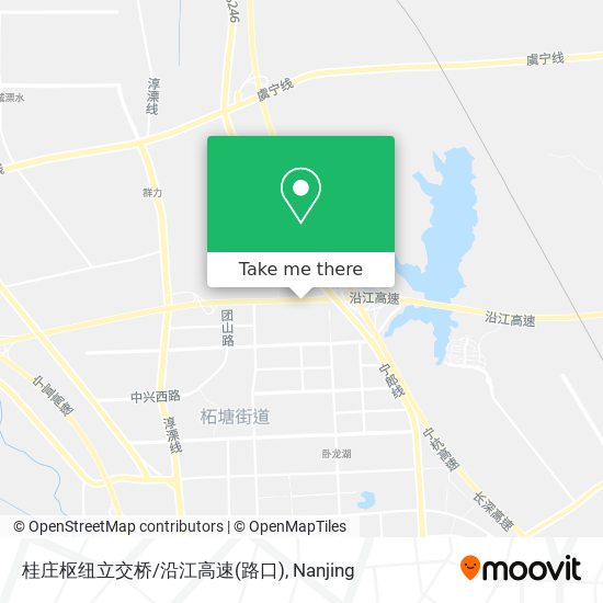 桂庄枢纽立交桥/沿江高速(路口) map