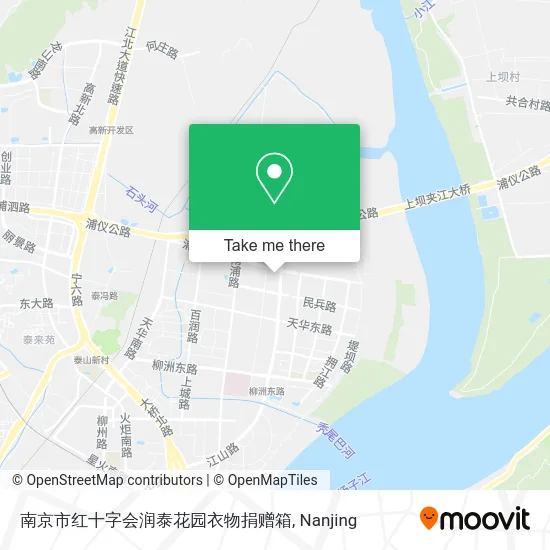 南京市红十字会润泰花园衣物捐赠箱 map