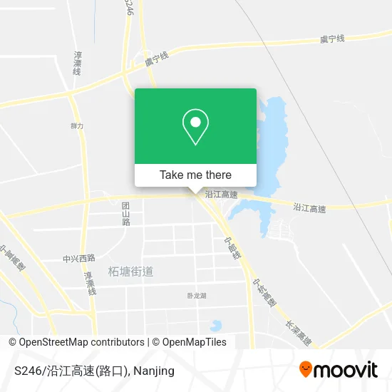 S246/沿江高速(路口) map