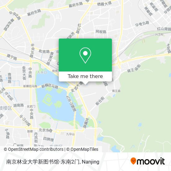 南京林业大学新图书馆-东南2门 map
