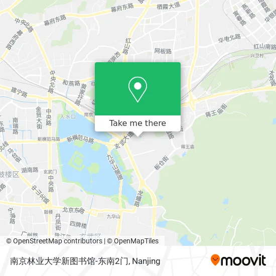 南京林业大学新图书馆-东南2门 map