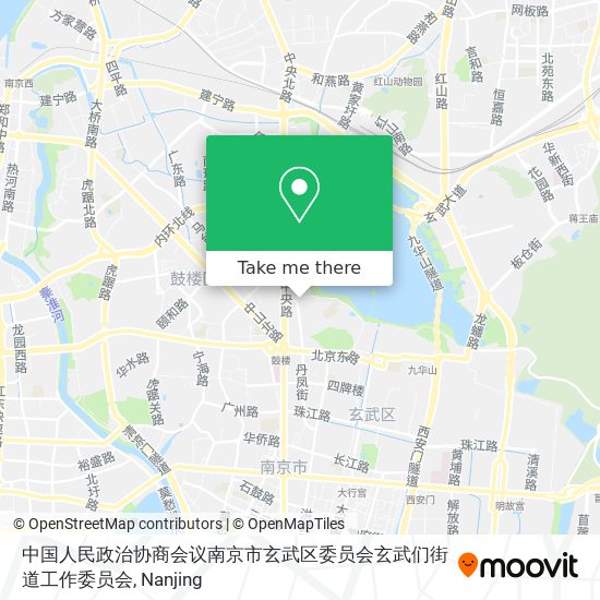 中国人民政治协商会议南京市玄武区委员会玄武们街道工作委员会 map