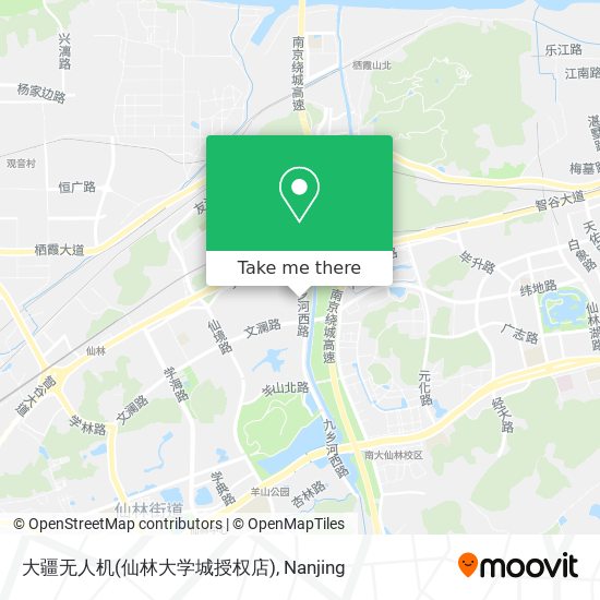 大疆无人机(仙林大学城授权店) map