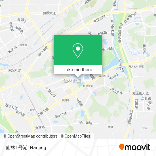 仙林1号湖 map