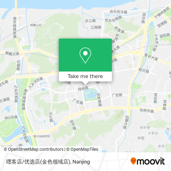 嘿客店/优选店(金色领域店) map
