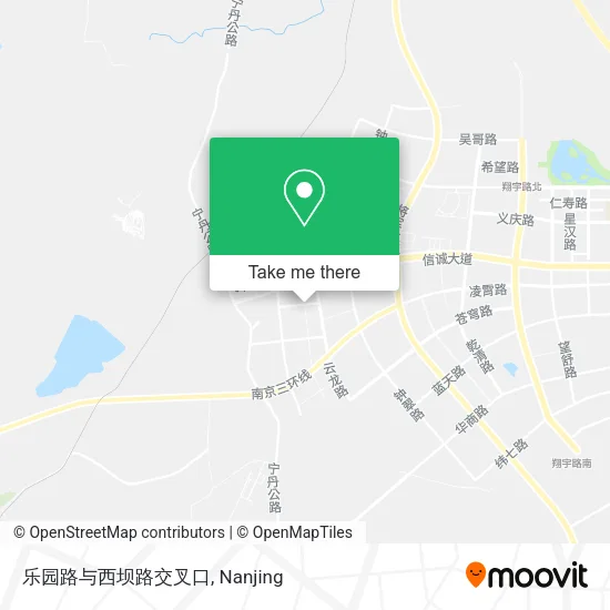 乐园路与西坝路交叉口 map