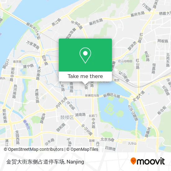 金贸大街东侧占道停车场 map