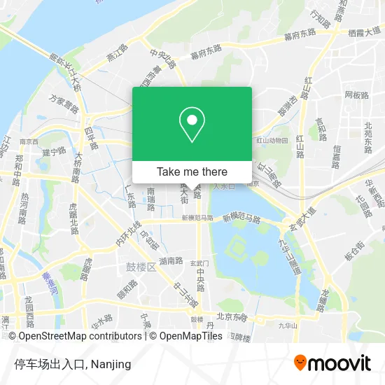 停车场出入口 map