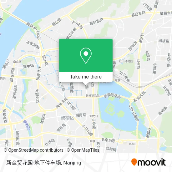 新金贸花园-地下停车场 map