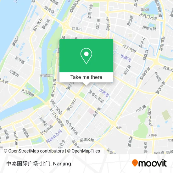中泰国际广场-北门 map