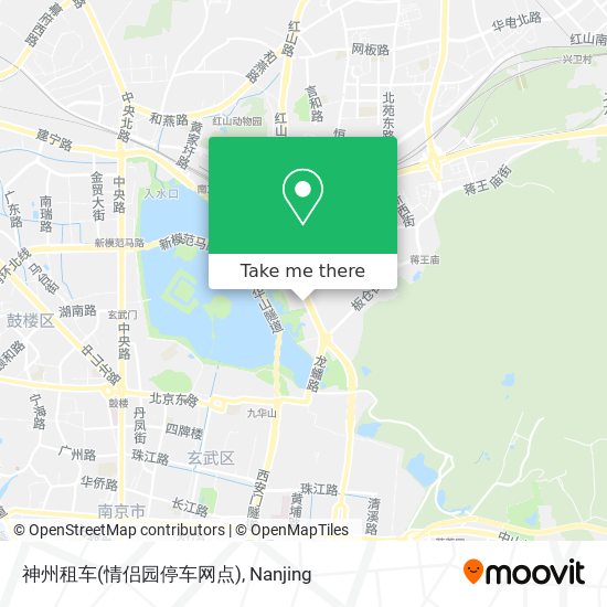 神州租车(情侣园停车网点) map