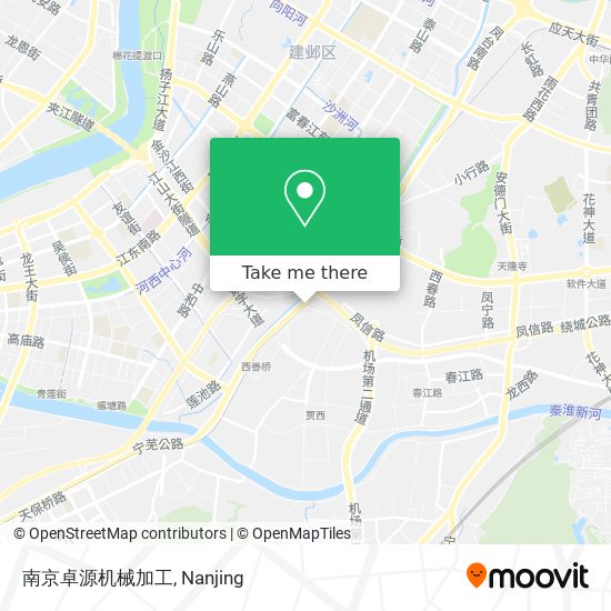 南京卓源机械加工 map