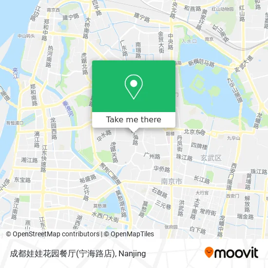 成都娃娃花园餐厅(宁海路店) map