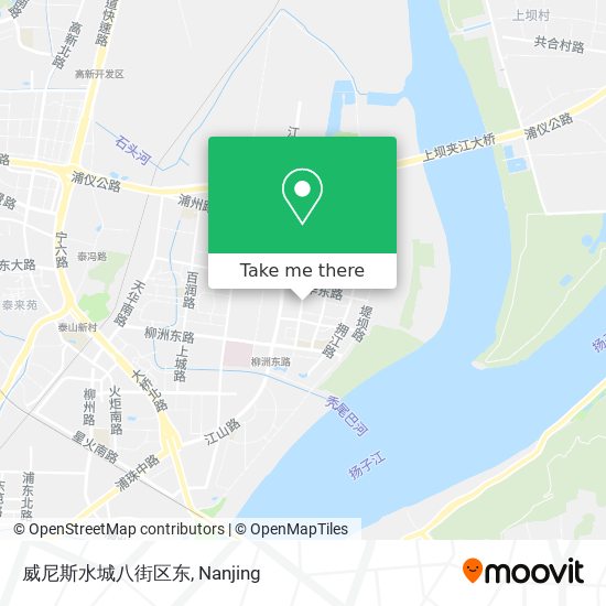 威尼斯水城八街区东 map